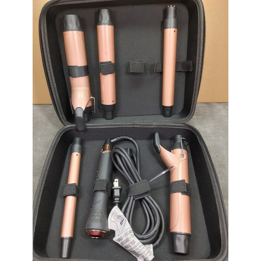 Sutra Beauty 5 PC Interchangeable Curling Iron + Wands 100-240V 75W